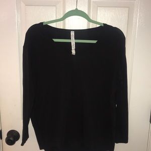 lululemon black long sleeve shirt